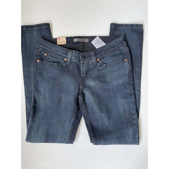 Levi's Women's Curve Id Modern Demi Curve Skinny Jean Dark Wash 28x32 - Picture 2 of 9